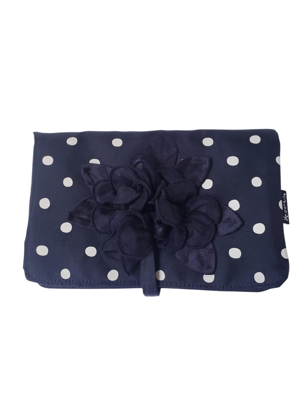 Cortile Black And White Polka Dot Wallet